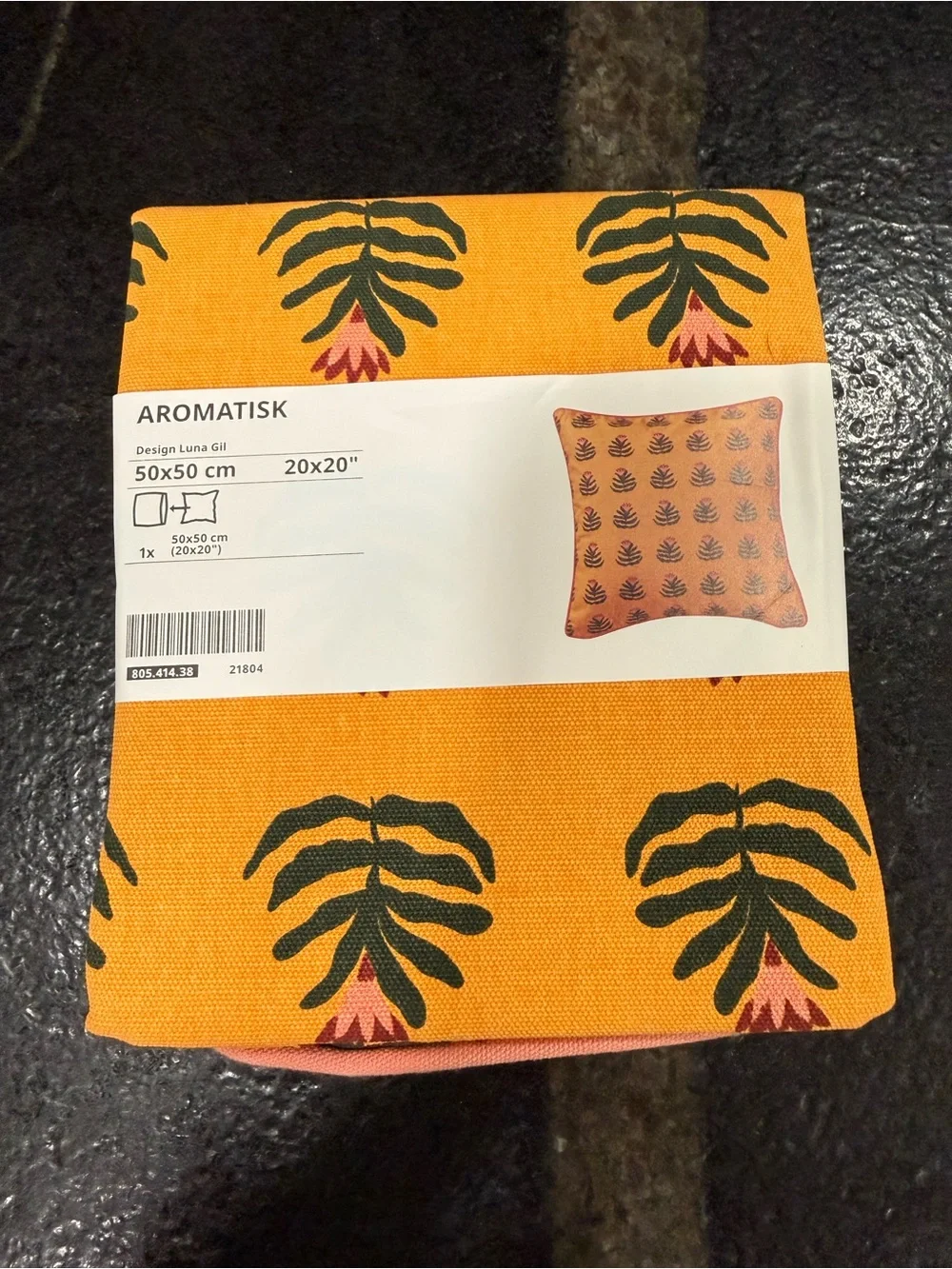 IKEA AROMATISK Cushion Cover Set of 3 – Designer-Inspired Vibrant Home Decor